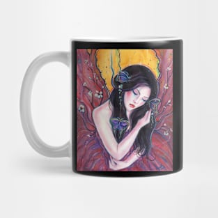 Madame Butterfly art by Renee L Lavoie Mug